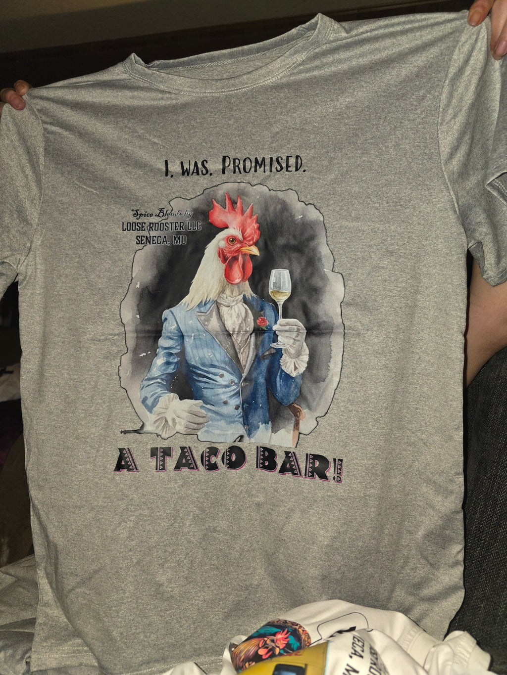 "Taco Bar" shirt- Adult (grey only)