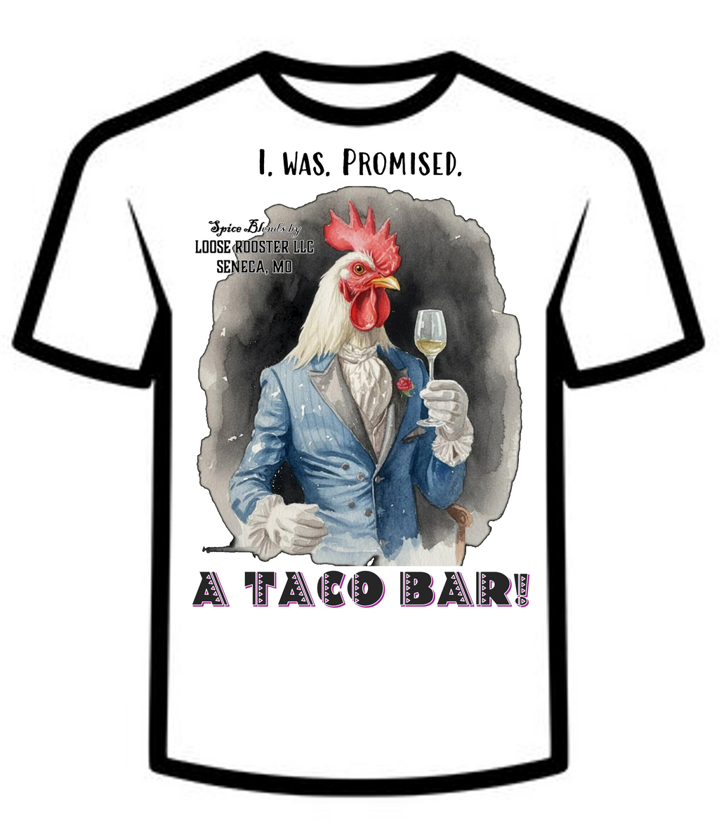"Taco Bar" shirt- Adult (grey only)