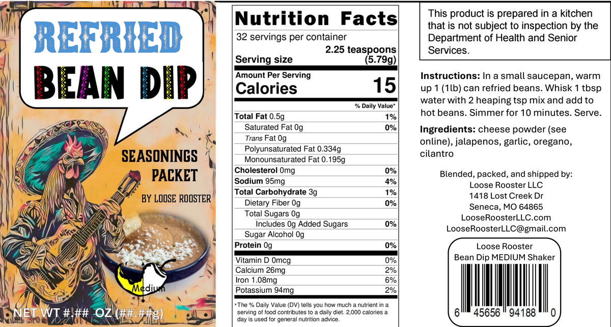 Bean Dip Seasonings