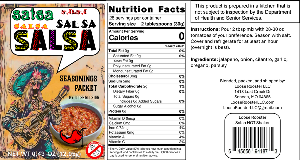 Instant Salsa Seasonings