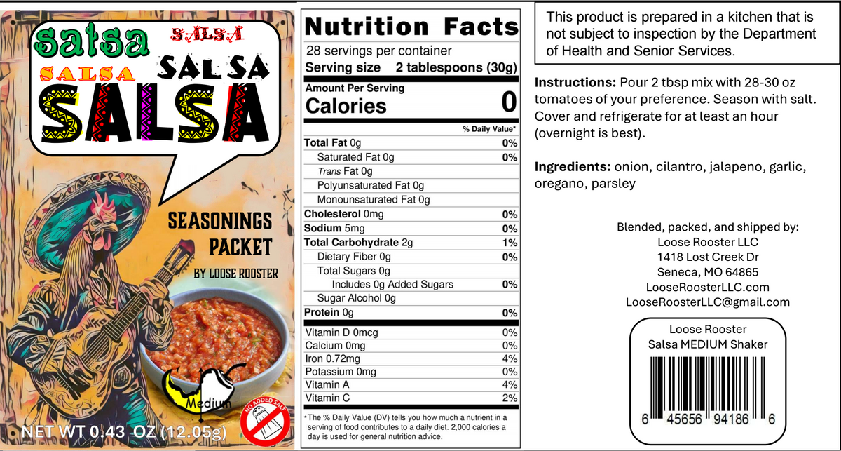 Instant Salsa Seasonings