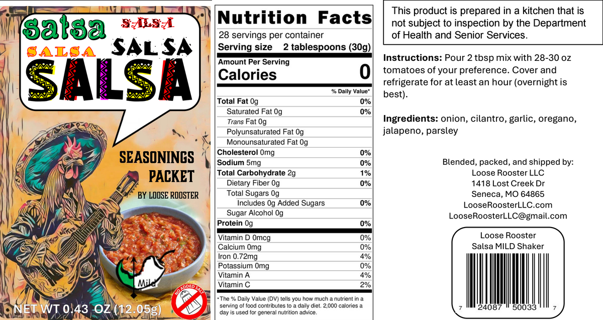 Instant Salsa Seasonings